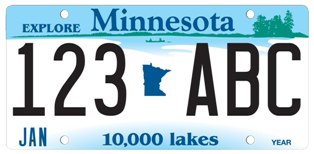 minnesota license plate